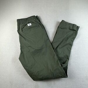 Katin Pants Mens Medium Green Pipeline Drawstring Relaxed Fit Chino Casual